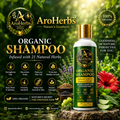 Experience the goodness of 21 natural herbs with AroHerbs Organic Premium Shampoo.